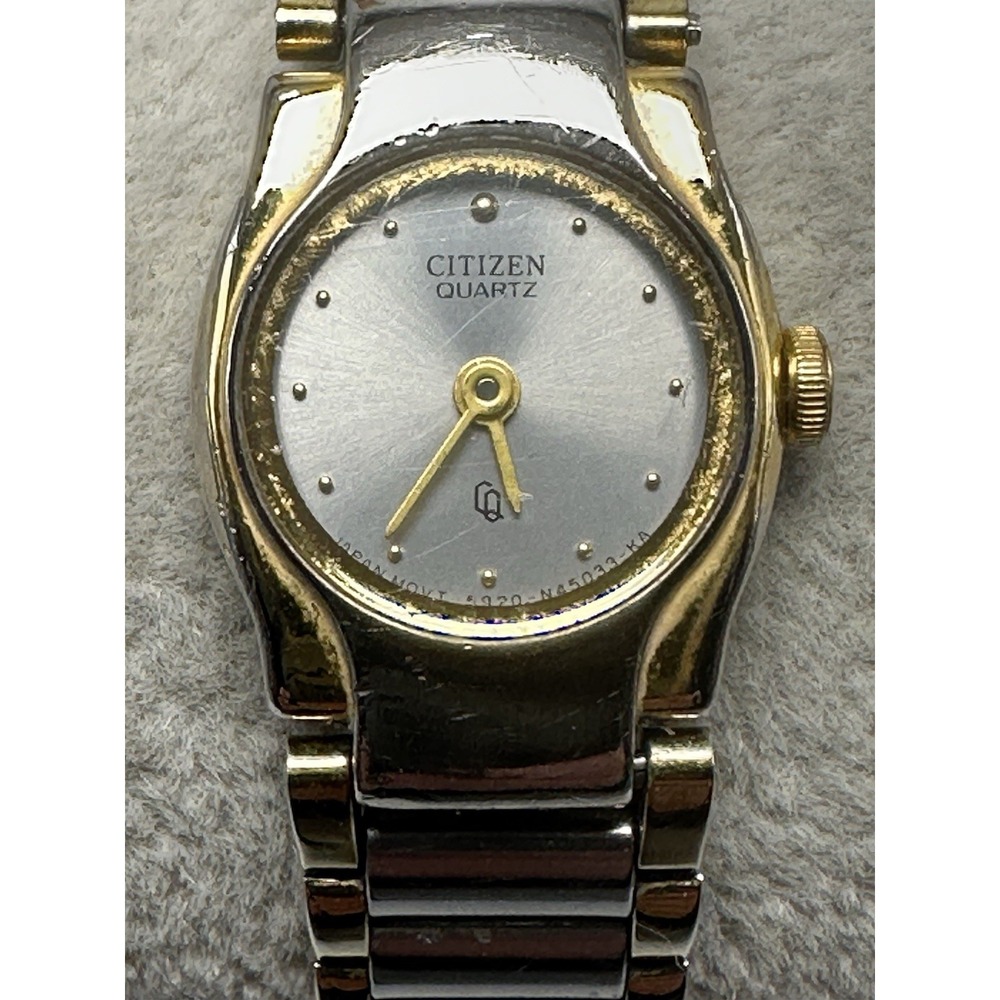Citizen CQ 5920-S49801 Ladies Watch New Battery 16MM 6" Two Tone‎ S67